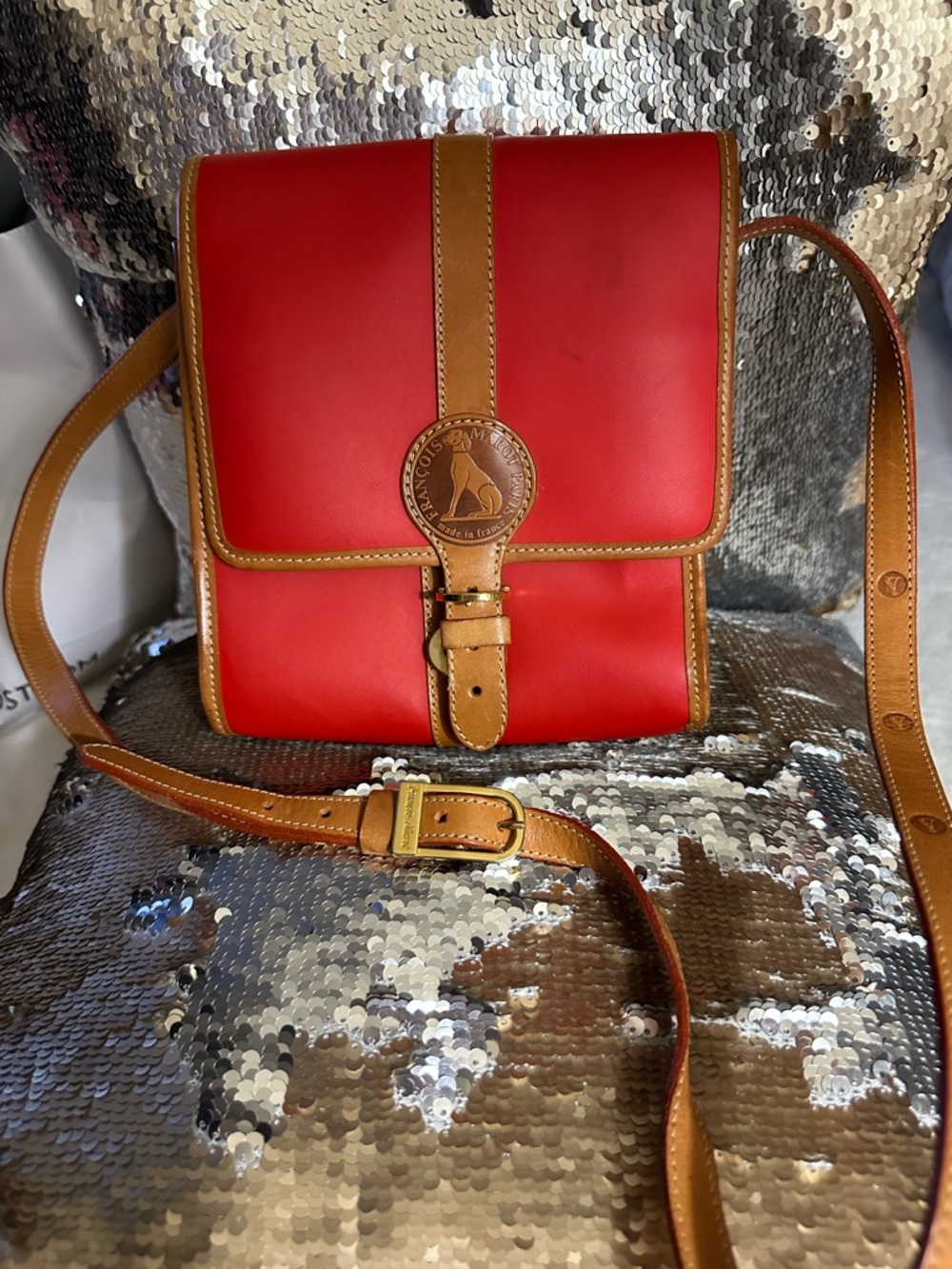 Francois Marot Paris crossbody Buckle Accent